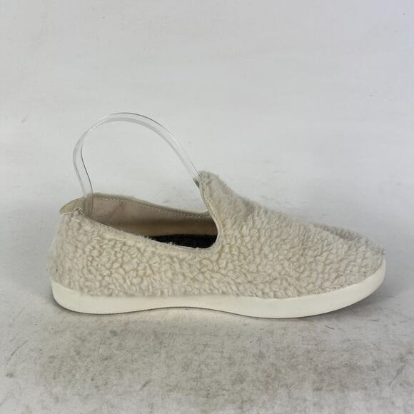 Allbirds Shoes Women's 9 White Merino Cozy Casual Wool Lounger Fluffs Slip-On - Picture 3 of 10